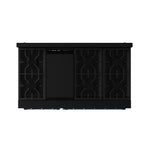 Thor Kitchen Black Stainless Steel Freestanding Professional Double Oven Gas Range|Gordon Ramsay Series (7 cu.ft.) - RSG48EB-BLU