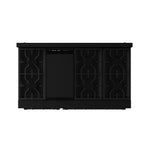 Thor Kitchen Black Stainless Steel Freestanding Professional Double Oven Gas Range|Gordon Ramsay Series (7 cu.ft.) - RSG48EB