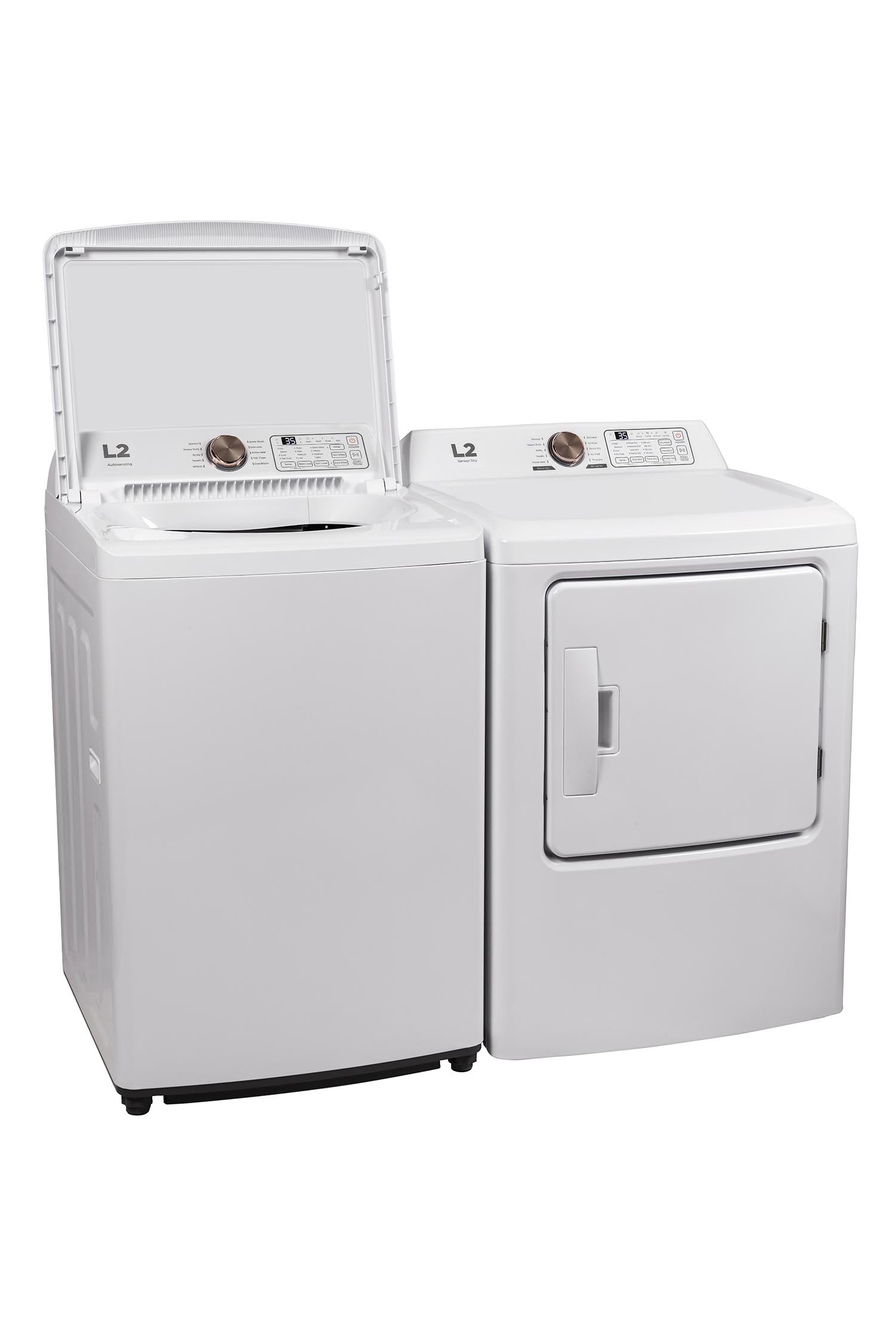 L2 White Electric Dryer (6.7 Cu. Ft) - LE43A3AWW