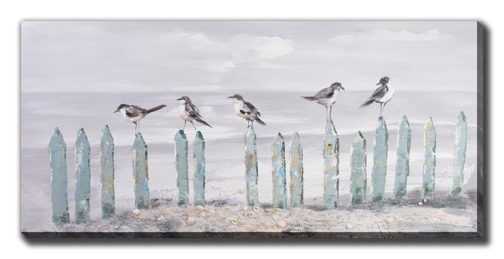 Formerly Known Wall Art - Grey/Blue - 60 X 28