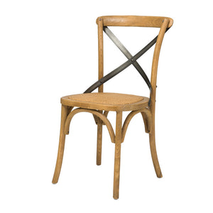 Blagardsgade Rattan Dining Chair Set - Natural Rustic - Set of 2