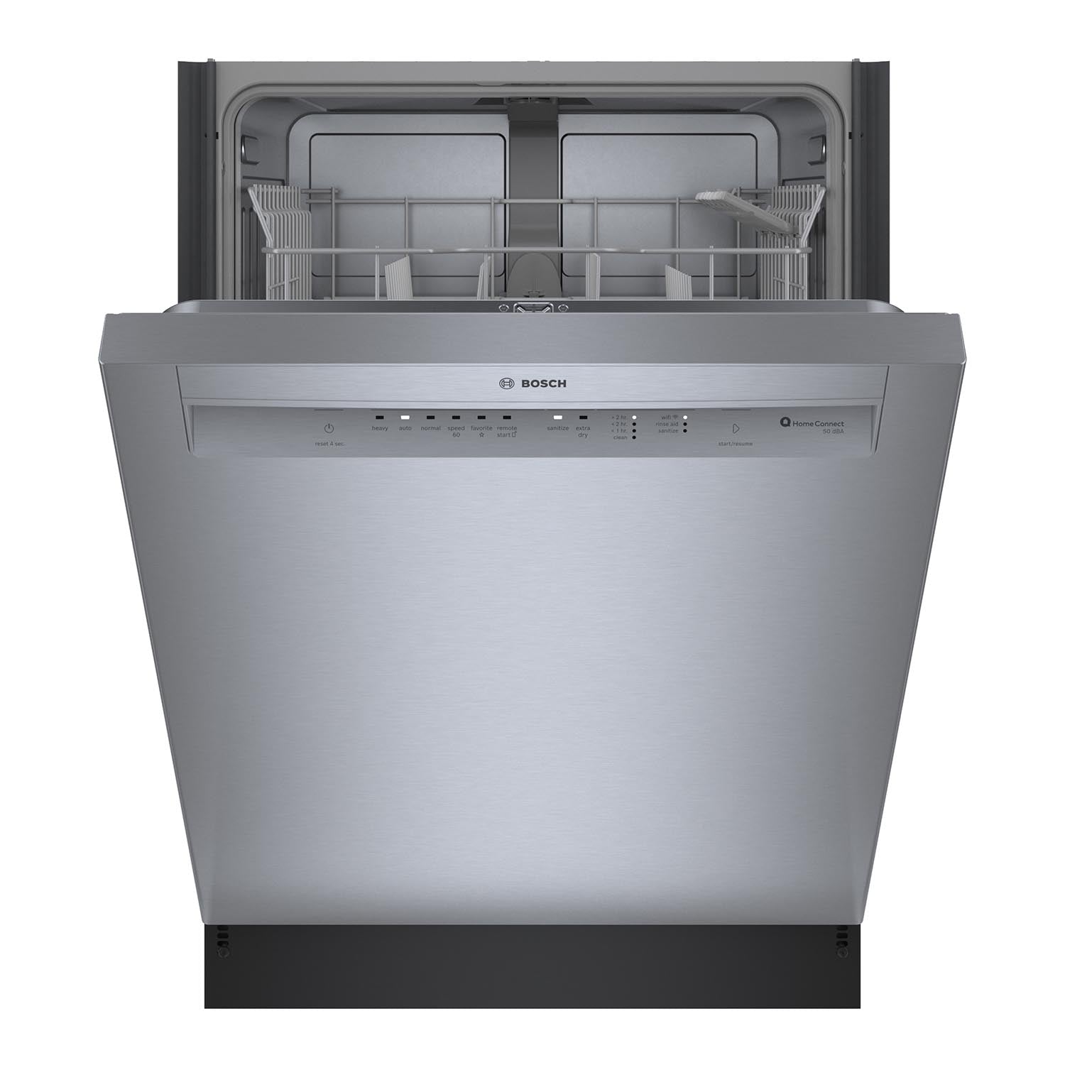 Bosch Stainless Steel Anti Fingerprint 24" Smart Dishwasher with Home Connect - SHE3AEM5N