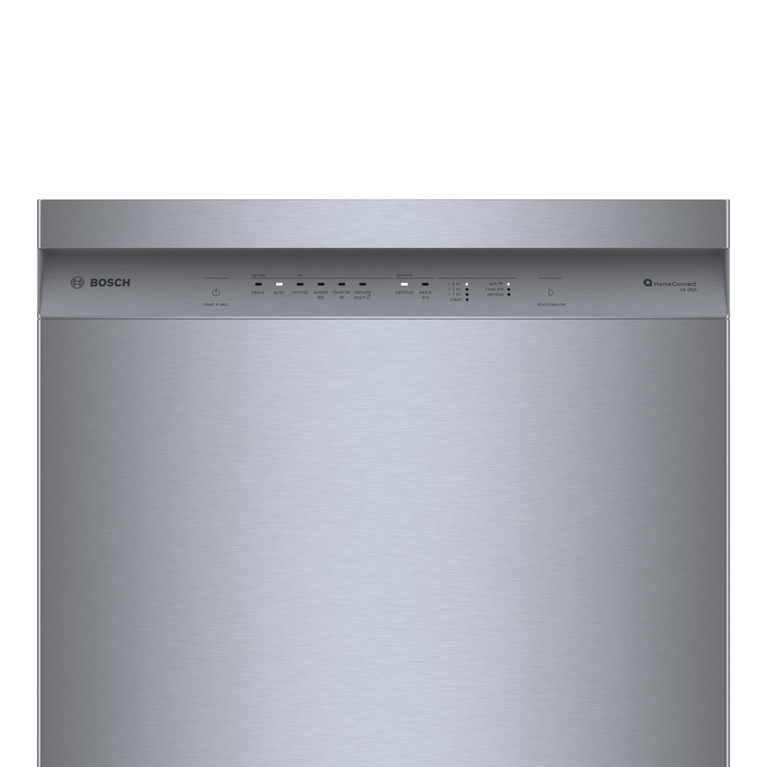 Bosch Stainless Steel Anti Fingerprint 24" Smart Dishwasher with Home Connect - SHE4AEM5N