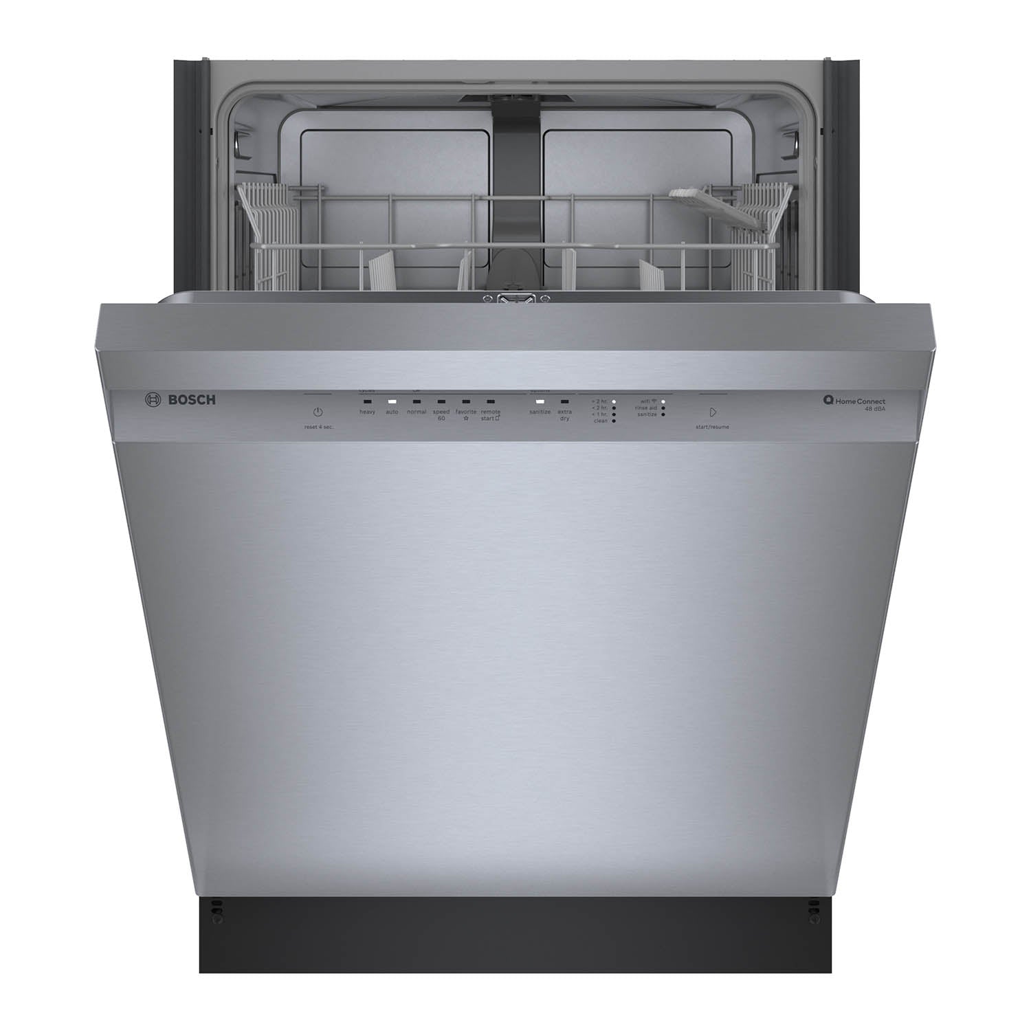 Bosch Stainless Steel Anti Fingerprint 24" Smart Dishwasher with Home Connect - SHE4AEM5N
