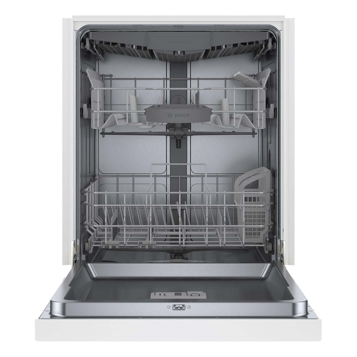 Bosch White 24" Smart Dishwasher with Home Connect, Third Rack - SHE53C82N