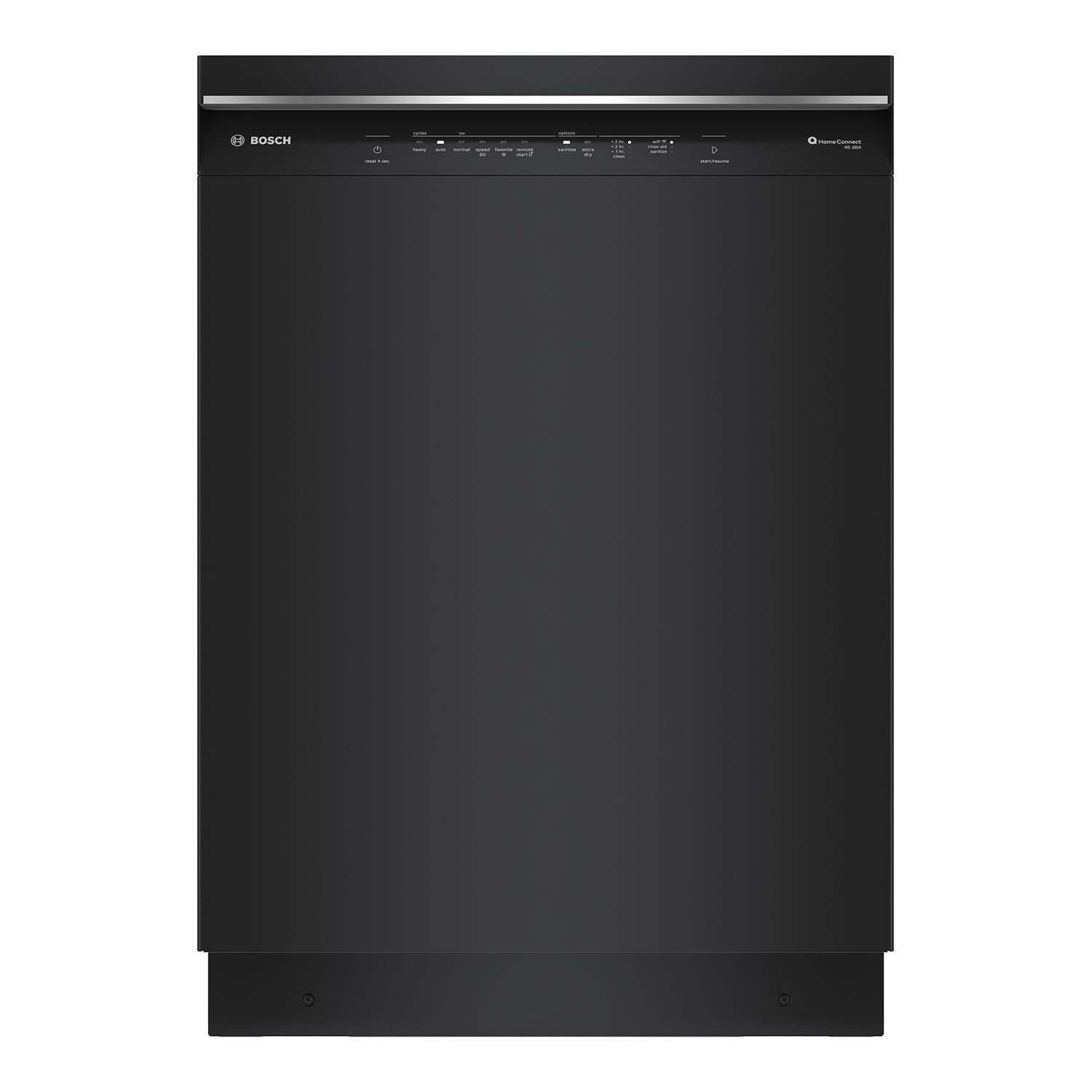 Bosch Black 24" Smart Dishwasher with Home Connect, Third Rack - SHE53C86N