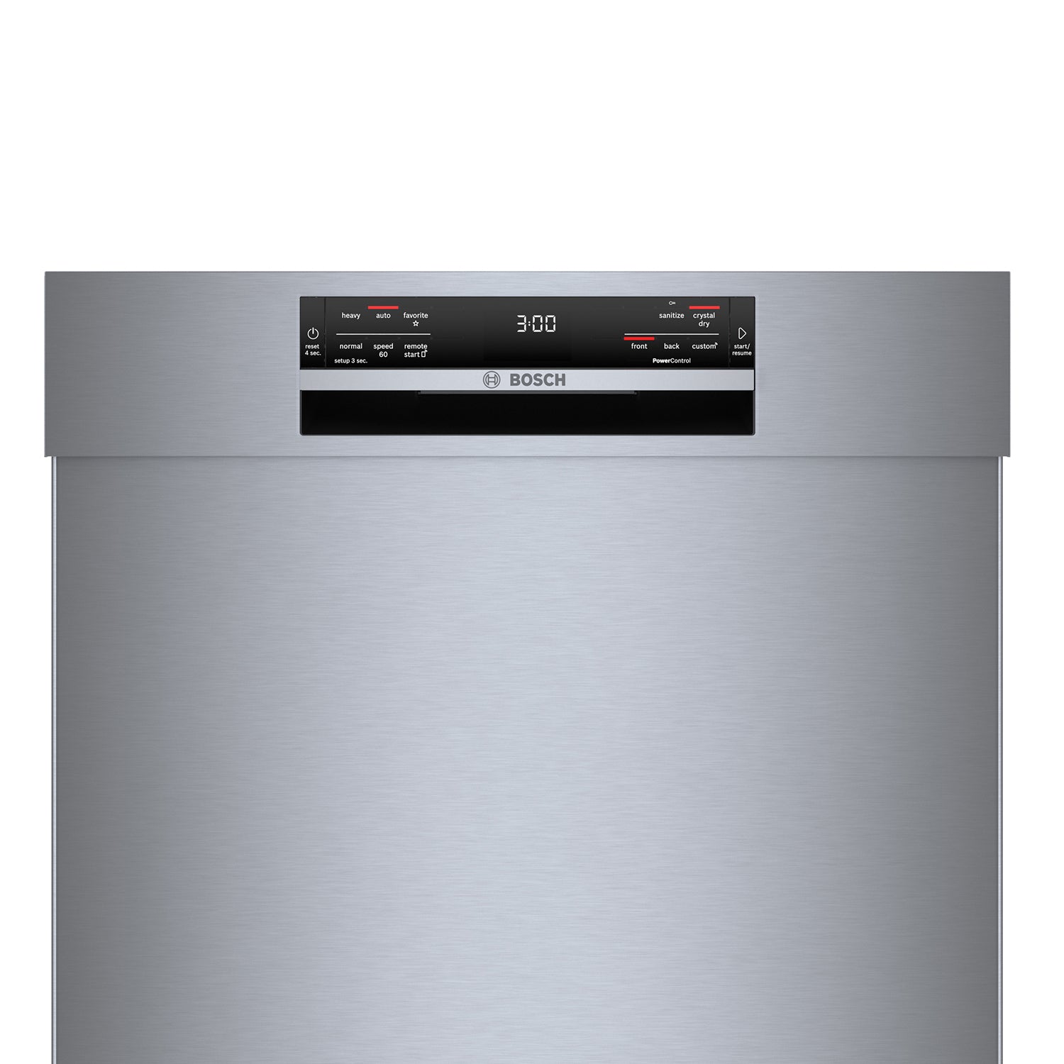 Bosch Stainless Steel 24" Smart Dishwasher with Home Connect, Third Rack - SHE78CM5N