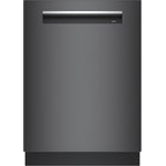 Bosch Black Stainless Steel 24" Smart Dishwasher with Home Connect, Third Rack - SHP78CM4N