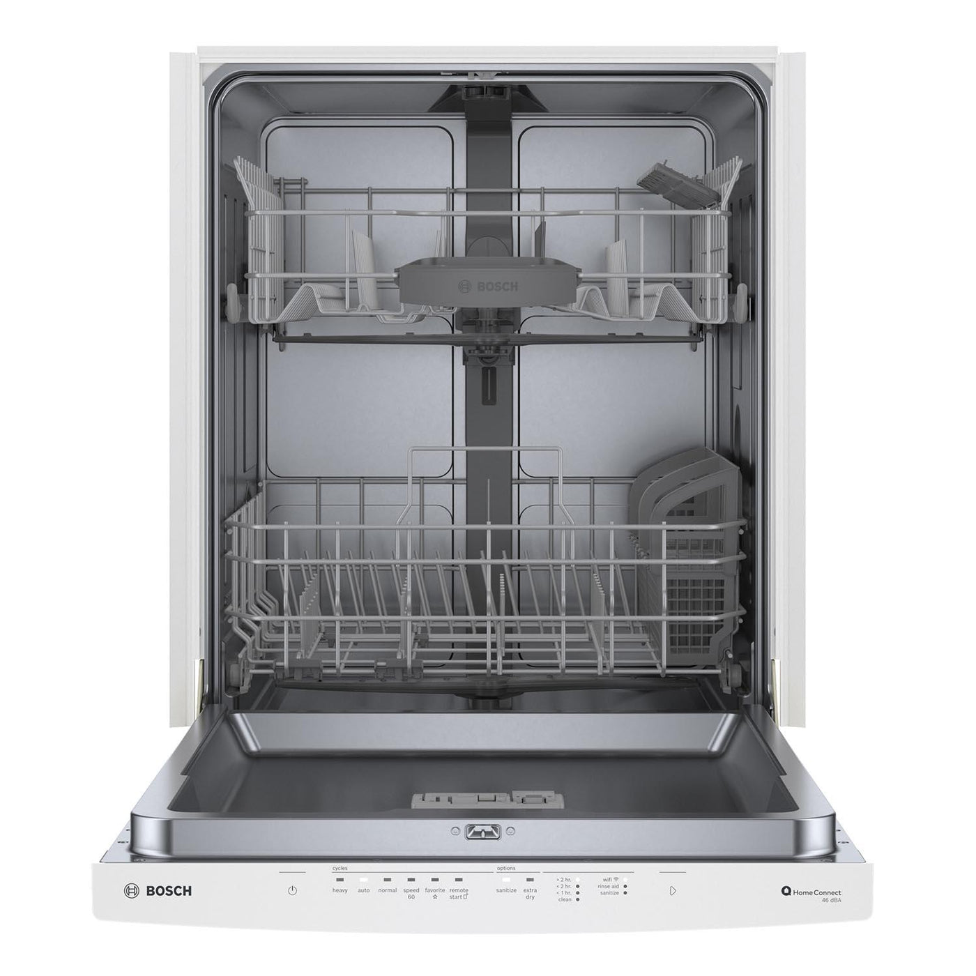Bosch White 24" Smart Dishwasher with Home Connect - SHS53C72N