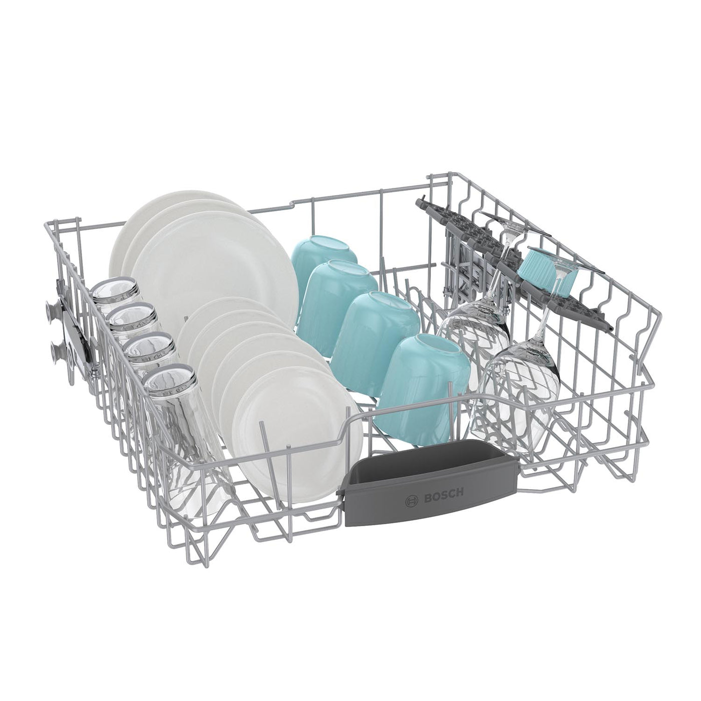 Bosch White 24" Smart Dishwasher with Home Connect, Third Rack - SHX5AEM2N
