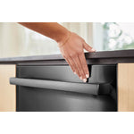Bosch Black Stainless Steel Anti Fingerprint 24" Smart Dishwasher with Home Connect, Third Rack - SHX5AEM4N