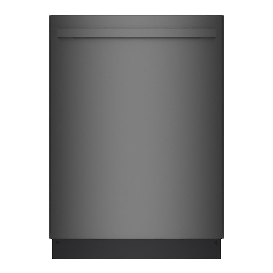 Bosch Black Stainless Steel Anti Fingerprint 24" Smart Dishwasher with Home Connect, Third Rack - SHX5AEM4N