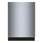 Bosch Stainless Steel Kitchen Package with Refrigerator, Electric Range & Built-In Dishwasher