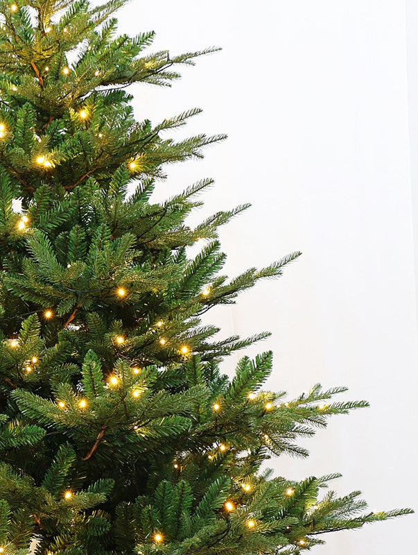 Talinn 7ft Rocky Mountain Fir Pre-Lit LED Christmas Tree - Cool White/Multi-Colour