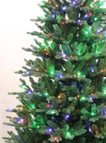 Silvan 6ft Forest Green Pine LED Pre-lit Christmas Tree - Warm White/Multi-coloured