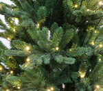 Silvan 7ft Forest Green Pine LED Pre-lit Christmas Tree - Warm White/Multi-coloured