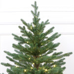 Kiruna 3 Ft Potted Balsam Fir Tabletop Christmas Tree - Warm White