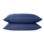 Cotton House 100% Cotton Pima Full Sheet Set - 500 Thread Count Navy Blue