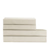 Cotton House 100% Cotton Pima Queen Sheet Set - 500 Thread Count Pumie Stone Beige