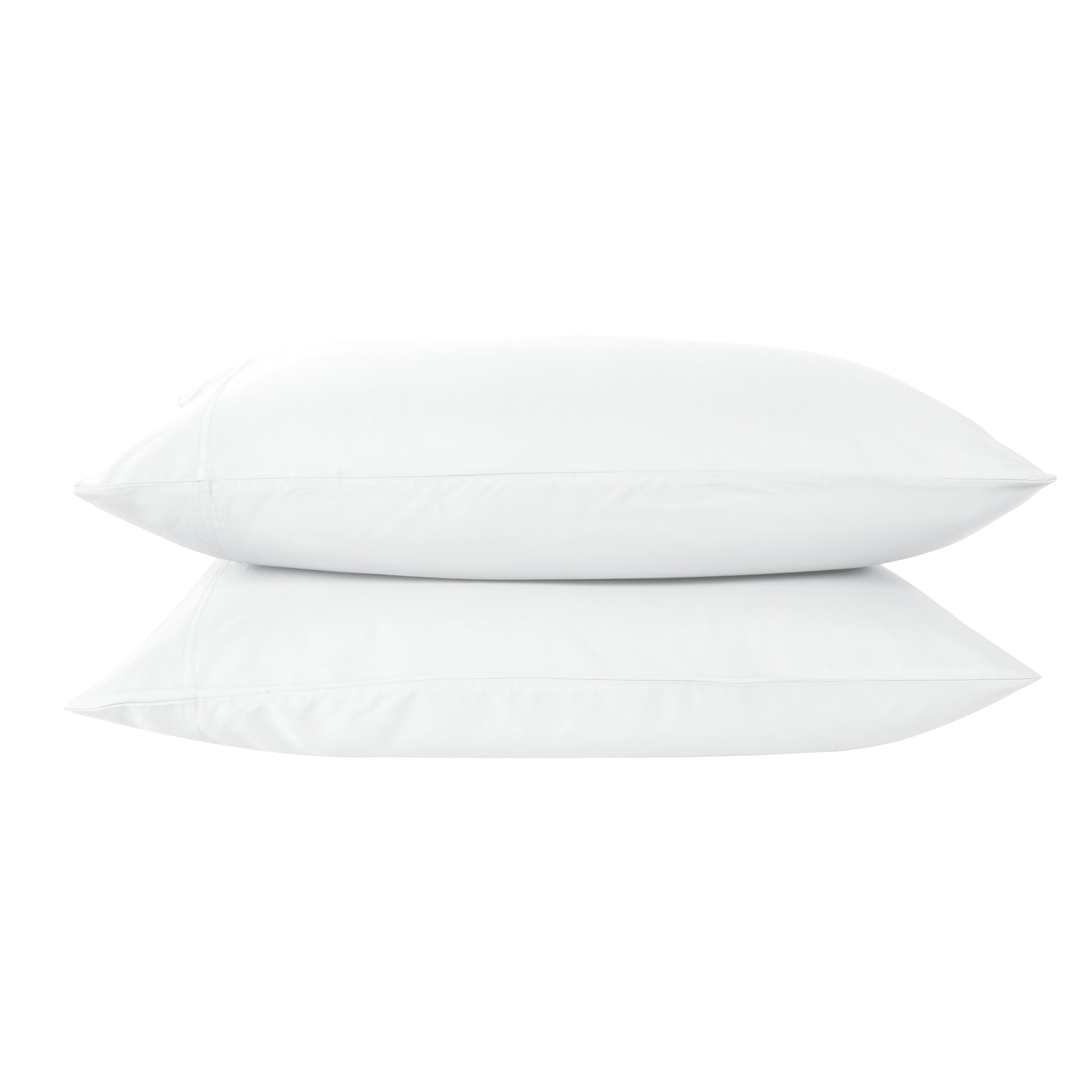 Cotton House 100% Cotton Pima Queen Sheet Set - 500 Thread Count White
