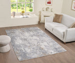L2 Decor Symphony Area Rug 5' x 8' with Underpad - Grey