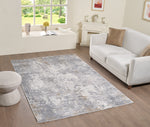 L2 Decor Symphony Area Rug 8' x 11' with Underpad - Grey