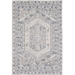 L2 Decor Symphony Area Rug 7' x 10' with Underpad - Grey, Light Grey