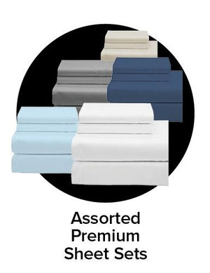 Cotton House Ens. Draps très grand microfibre - couleurs assorties