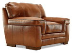 Stampede Leather Chair - Chestnut