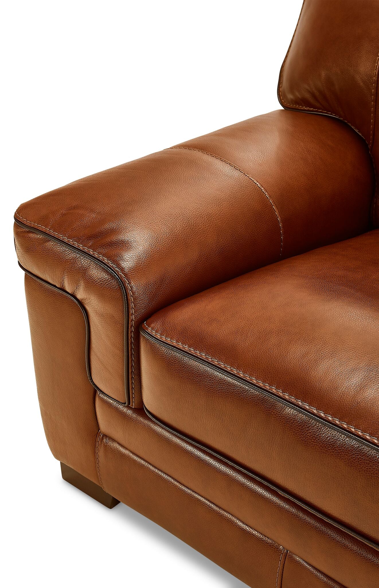 Stampede Leather Chair - Chestnut