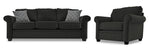 Duffield Sofa and Chair Set - Sutton Midnight