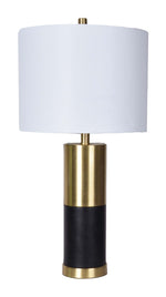 In The Abstract Table Lamp - White, Black, Gold