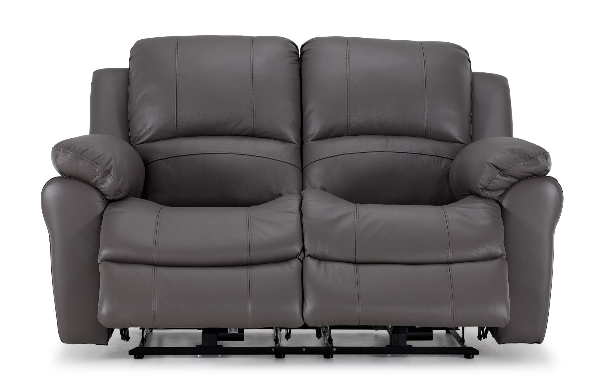 Alba Leather Power Reclining Loveseat - Grey