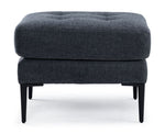 Alden Ottoman - Charcoal