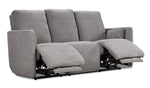 Alexis Power Reclining Sofa - Grey