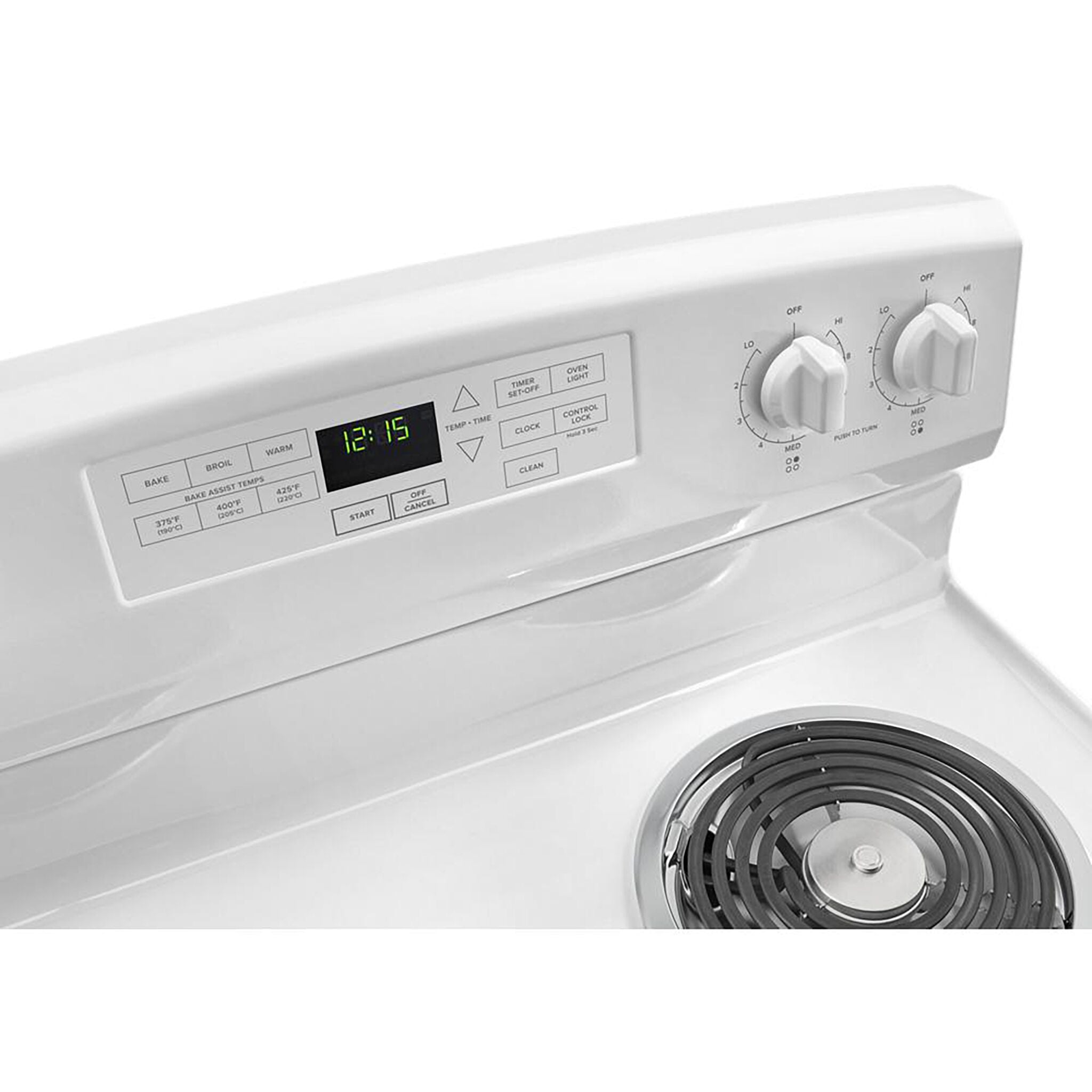 Amana White Freestanding Electric Range (4.8 Cu. Ft.) - YACR4503SFW