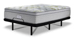 Beautyrest Max Amber Euro Top Plush Twin XL Mattress and L2 Motion Adjustable Base
