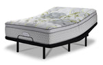 Beautyrest Max Amber Euro Top Plush Twin XL Mattress and L2 Motion Adjustable Base