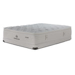 Kingsdown Atmosphere Plush Euro Top Queen mattress and low profile boxspring set with white tufted top
