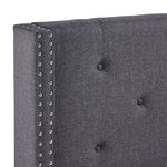 Audrey 3-Piece Queen Bed - Dark Grey