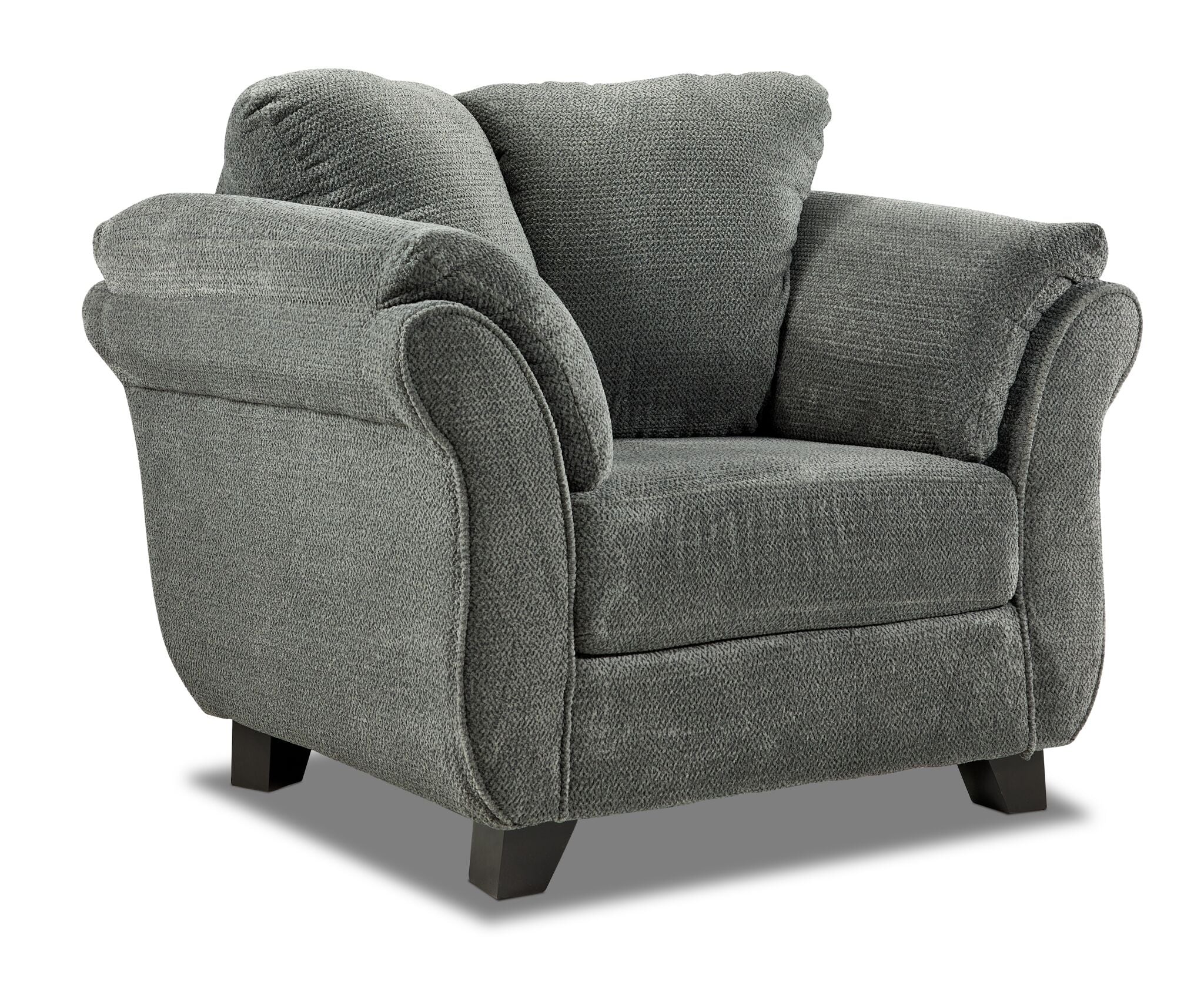 Avery Sofa and Chair Set - Charcoal