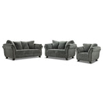 Avery Sofa, Loveseat and Chair Set - Charcoal