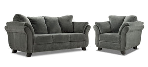 Avery Ens. Sofa et fauteuil - anthracite