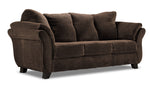 Avery Sofa, Loveseat and Chair Set - Chocolate