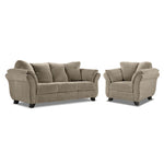 Avery Sofa and Chair Set - Toast