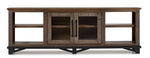 Baron 82" TV Stand- Grey , Brown