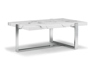 Bellissimo Table de centre - blanc et gris