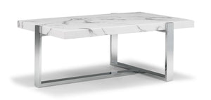 Bellissimo Table de centre - blanc et gris