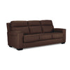 Benevento Sofa en cuir - moka