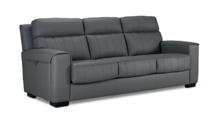 Benevento Sofa en cuir - acier